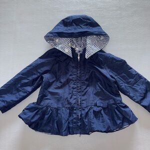 Navy Blue Kids Jacket with Hood
